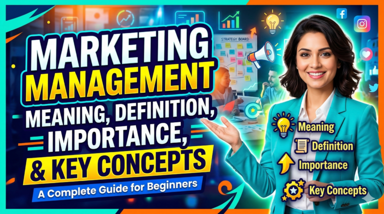 "Marketing Management: Meaning, Definition, Importance, and Key Concepts